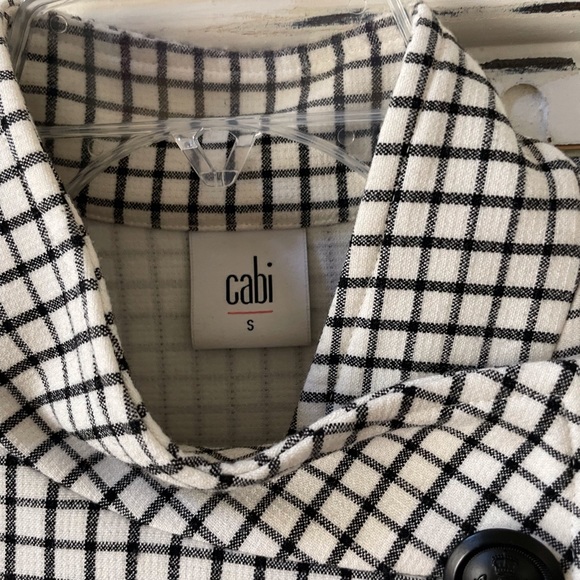 CAbi Windowpane Button Down Jacket - Picture 4 of 5